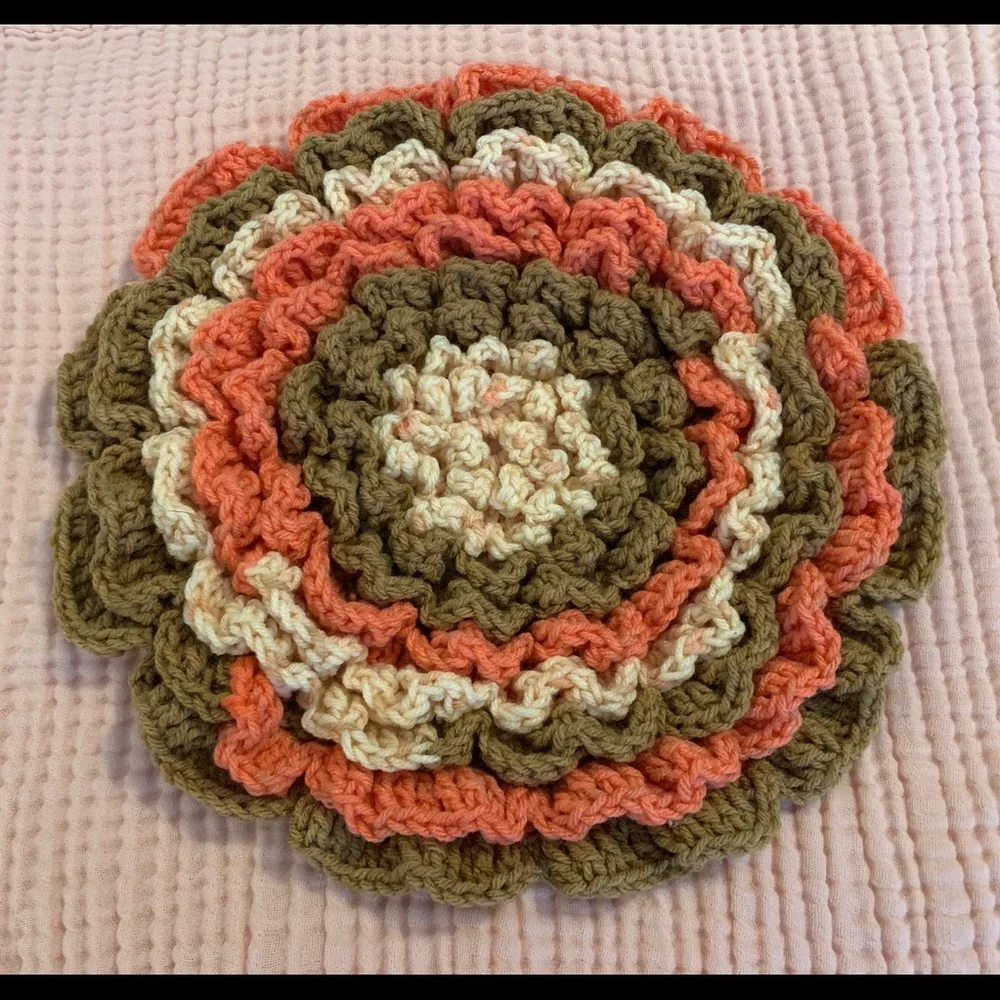 BRAND NEW Hand Made Crochet Flower
